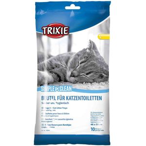 Trixie Simple'n'Clean Kattenbakzakken L: 46x59cm 10 stuks Kat