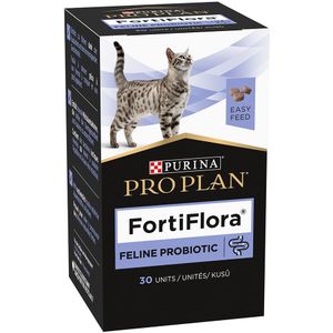 30g Fortiflora Probiotic Kauwblokjes Purina Pro Plan Kattensnacks