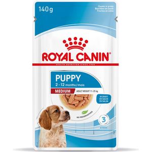 10x140g Medium Puppy Royal Canin Hondenvoer
