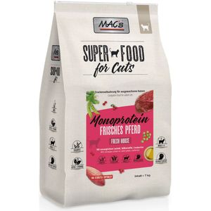 MAC's Superfood for Cats Adult Monoprotein Paard Kattenvoer - 7 kg