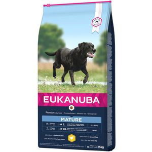 15 kg Eukanuba Droogvoer met kip! - Thriving Mature Large Breed Kip (15 kg)