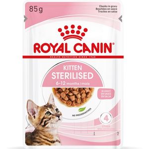 12x85g Sterilised Kitten in Saus Royal Canin Kattenvoer