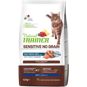1,5kg Forel No Grain Natural Trainer droogvoer voor katten