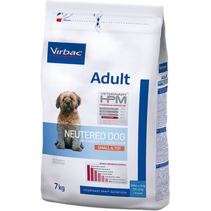 7kg Veterinary HPM Dog Adult Neutered Small & Toy Virbac Hondenvoer