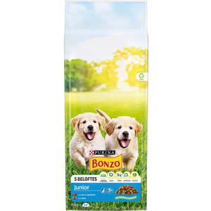 Bonzo Junior met Kip, Groenten en Melk hondenvoer - 15 kg
