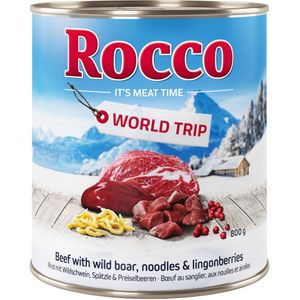 6x800g Wereldreis Oostenrijk Rocco Hondenvoer