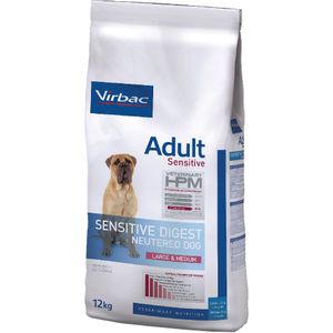 Virbac HPM Adult Sensitive Neutered Dog Large & Medium Hondenvoer - 12 kg
