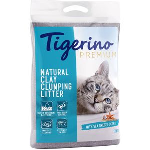 12kg Tigerino Premium  Kattenbakvulling Zeebries Kat
