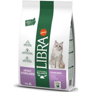 Affinity Libra Adult Gesteriliseerd met Kip voor katten - 3 kg