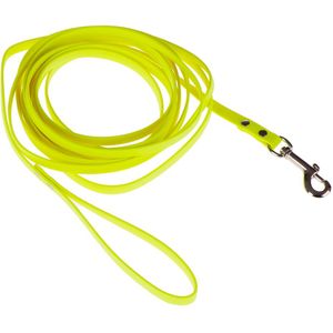 5 m lang, 1,3 cm breed - Heim BioThane® Hondenriem Neon-Geel