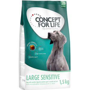 Probeerprijs! 1 kg / 1,5 kg Concept for Life Hondenvoer - 1,5 kg Large Sensitive