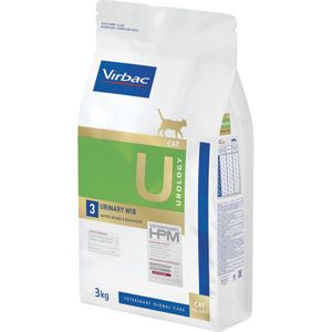 3kg Virbac Veterinary HPM Cat Urology Water Intake & Behaviour U3 Kattenvoer droog