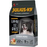 12 kg JULIUS-K9 High Premium Senior Light Hypoallergenic Lam hondenvoer droog