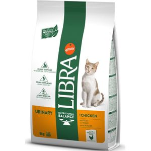 8kg Libra Cat Adult Urinary Droog kippenvoer voor katten