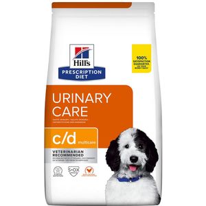 1,5kg C/D Urinary Care met Kip Hill's Prescription Diet Hondenvoer