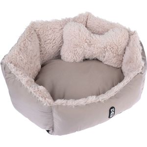 TIAKI knuffelmand Fluffy Bone 50 x 40 x 20 cm, voor honden