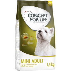 Probeerprijs! 1 kg / 1,5 kg Concept for Life Hondenvoer - 1,5 kg Mini Adult