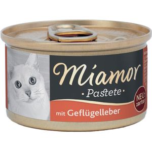 Miamor Pastei 12 x 85 g Kattenvoer - Gevogelte & Lever