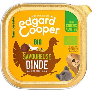 100g Adult Biokalkoen Edgard & Cooper Hondenvoer Graanvrij