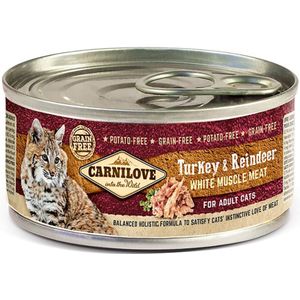 Carnilove Adult 100 g voor katten  - kalkoen, rendier