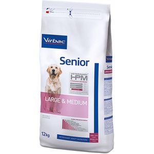 12kg Veterinary HPM Dog Senior Large & Medium Virbac Hondenvoer
