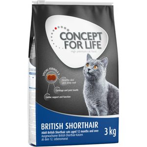 3kg British Shorthair Adult Concept for Life Kattenvoer