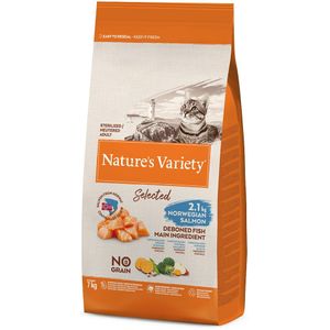 Nature's Variety Selected Sterilized Noorse zalm - 7 kg