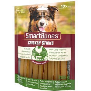 SmartSticks Wrapped Kauwsticks - Wrapped Kauwsticks Kip 10 stuks