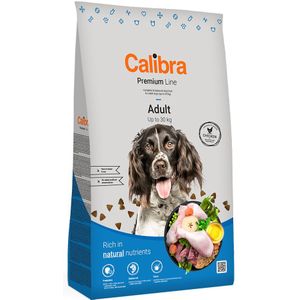 12kg gratis! Calibra Dog Premium Line Adult Hondenvoer adult droog