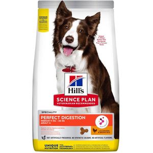 14 kg Hill's Science Plan Adult Perfect Digestion Middelgroot ras Hondenvoer Droog