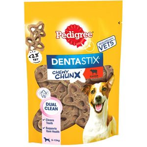 Pedigree Dentastix Chewy Chunx Mini hondensnacks met Rund 68 g (voor kleine honden)