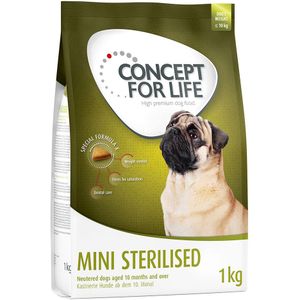1kg Mini Sterilised Concept for Life Hondenvoer