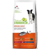 Trainer Natural Adult Medium met Tonijn, Rijst & Spirulina Hondenvoer - 12 kg