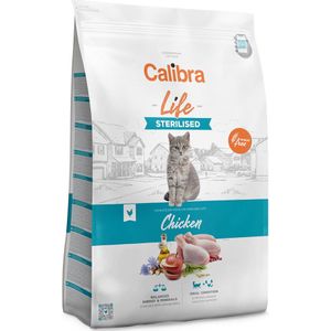6kg Calibra Cat Life Sterilised Chicken Kattenvoer Droog