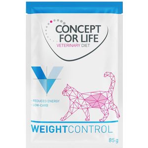 Concept for Life Veterinary Diet Weight Control Kattenvoer - 12 x 85 g
