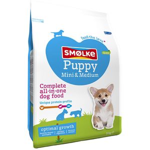 3kg Puppy Mini/Medium Smølke Hondenvoer