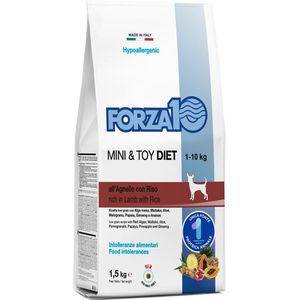1,5kg Lam met Rijst Mini & Toy Dieet Forza10 Droog voor Honden