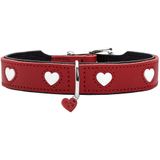 HUNTER Halsband Love, rood 50: 35-43cm Hond