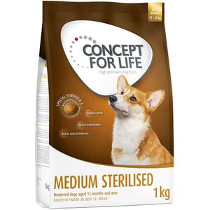 1kg Medium Sterilised Concept for Life Hondenvoer