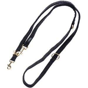 Nomad Tales Calma Halsband, ebony - Bijpassende riem (zwart): 200 cm lang, 20 mm breed