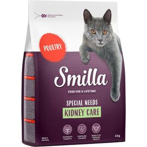 3  1 kg gratis! Smilla Adult Kattenvoer - Adult Kidney Care (4 kg)