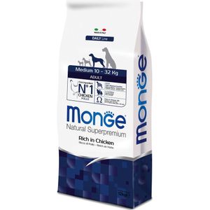 Monge Super Premium Adult Hond Medium - 12 kg