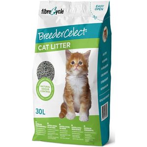 Breeder Celect Papieren Kattenbakvulling - 30 L