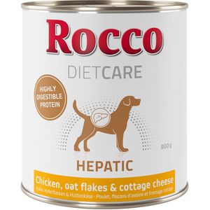 Rocco Diet Care Hepatic Kip met Havermout & Kwark 800g Hondenvoer 6 x 800 g