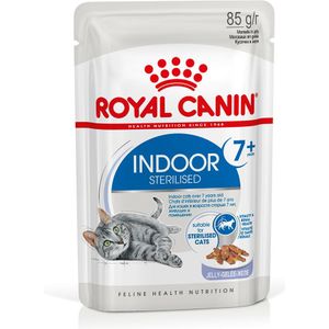 24x85g Indoor Sterilised 7  in Gelei Royal Canin Kattenvoer