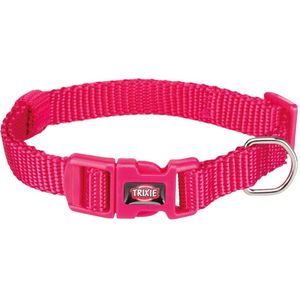 Trixie Premium Halsband, Fuchsia, 22 - 35cm, halsomvang B 10mm