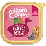 300g Edgard & Cooper Puppy graanvrij eend, kip - Hondenvoer