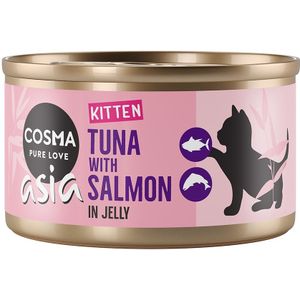 Cosma Asia Kitten in Jelly 6 x 85 g Tonijn met Zalm
