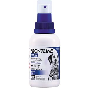 Frontline Spray 2,5 mg/ml Oplossing voor ongedierte Hond en Kat 100ml