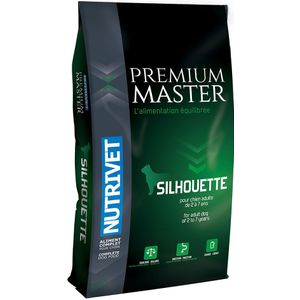 15kg Nutrivet Premium Master Silhouette - Droog hondenvoer